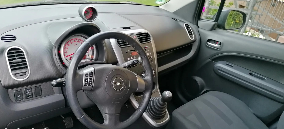 Opel Agila cena 12900 przebieg: 125000, rok produkcji 2009 z Tczew małe 232